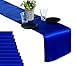 mds Pack of 10 Wedding 12 x 108 inch Satin Table Runner for Wedding Banquet Decoration- Royal Blue