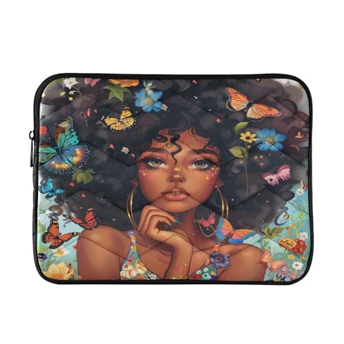 Funda para portátil ALAZA de 13-14 pulgadas con diseño mariposas miniatura 1