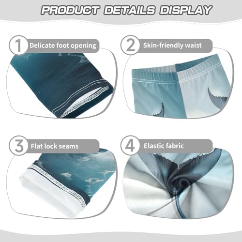 Bolaz Toddler Girls Leggings Printed Yoga Pants Leggings Whale Tail for Kids3