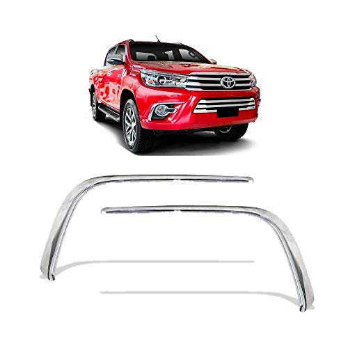 Aplique Cromado do Farol Auxiliar Hilux 16/18 Shekparts