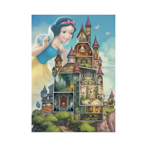 Ravensburger - Puzzle 1000 Piezas Disney Princess Blancanieves, Adultos 70x50 cm
