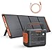 Jackery E1000 v2 Tragbare Powerstation mit 200W Solarpanel, 1070Wh LiFePO4 Solargenerator mit DC8020 Kfz-Ladekabel,1 Std. Schnellladung, LFP Powerstation für Outdoor Camping, Wohnmobil