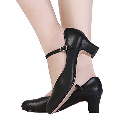 Stelle Character Shoes for Women Dance Shoes 1.5"/2" Ankle Strap Dancing Heels for Ballroom Salsa Tango Flamenco Latin3