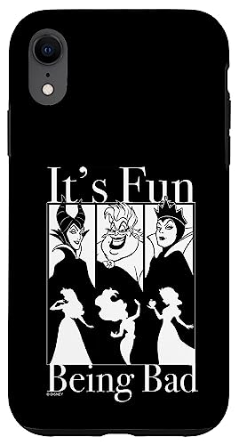Coque iPhone XR Disney Villains accessoire de protection arrière rigide anti-rayures