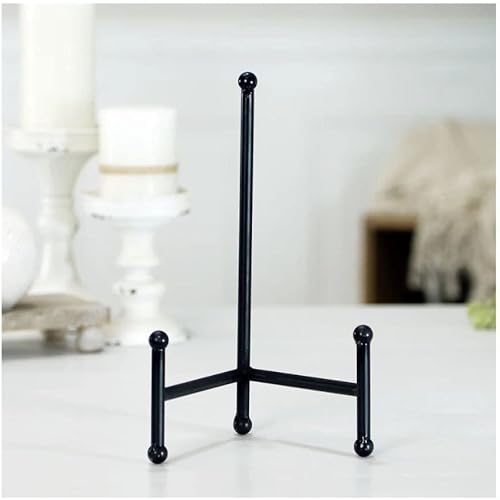 Miniatura 5 de VIP Home and Garden Caballete de metal negro envejecido, mediano - 11"