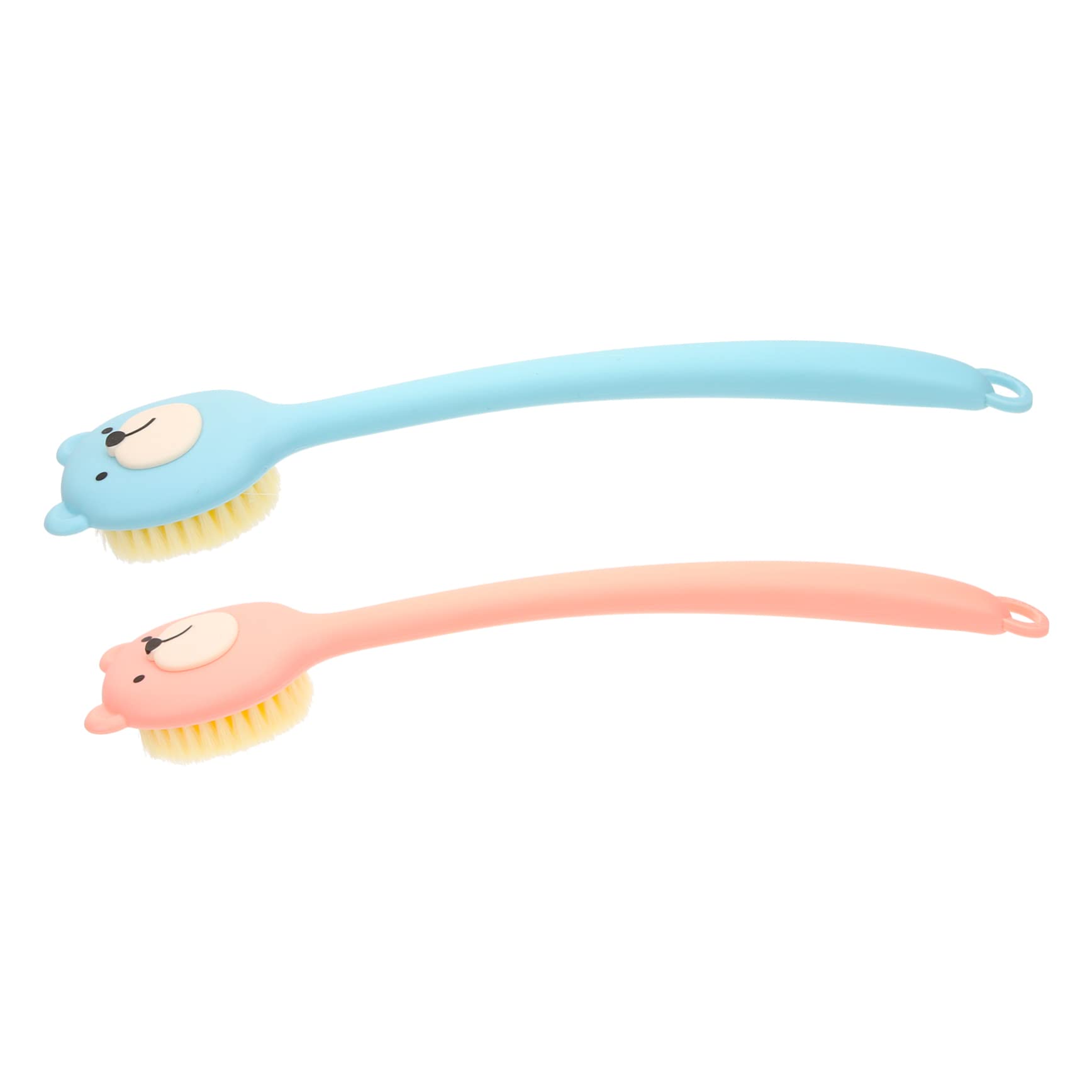 Healeved 4pezzi Spazzole Da Con Manico Lungo Spazzola Esfoliante Per Corpo e Schiena Massaggio e Pulizia Profonda Della Materiale Resistente e Design Ergonomico Colori
