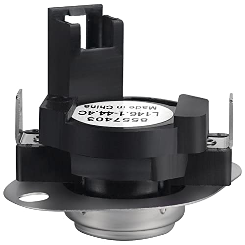 Image of 8557403 Dryer High Limit Thermostat Compatible with Whirl-pool May-tag Ken-more Dryers Replaces WP8557403 AP6013164 PS11746386 1180102 EAP11746386