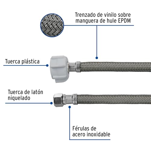Manguera para WC 1/2 x 7/8 Coflex 11 Imagen adicional