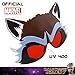 Sun-Staches Guardians of the Galaxy Official Rocket Raccoon Sunglasses | Costume Accessory Mask, UV400 | One Size Fits Most
