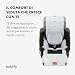 Babify Seggiolino Auto, per Bambini da 0 Mesi - 12 Anni, Regolabile...