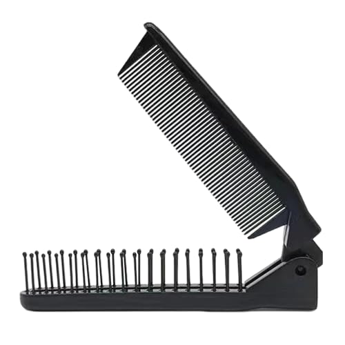 折りたたみ式コーム、折りたたみ式トラベルヘアブラシ | 折りたたみポケットコームポータブルキッズヘアコーム | トラベルブラシとコーム、子供と大人、女の子向けのコンパクトブラシ