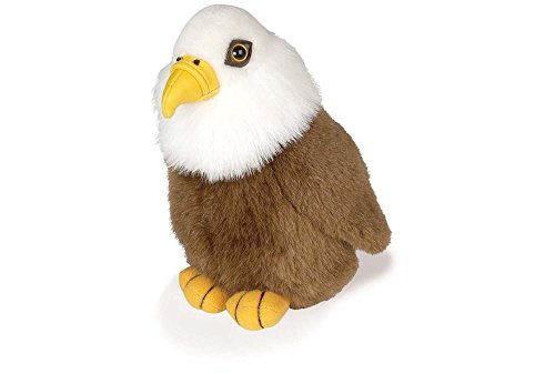 Wild Republic Bald Eagle - Audubon Plush Bird (Authentic Bird Sound)