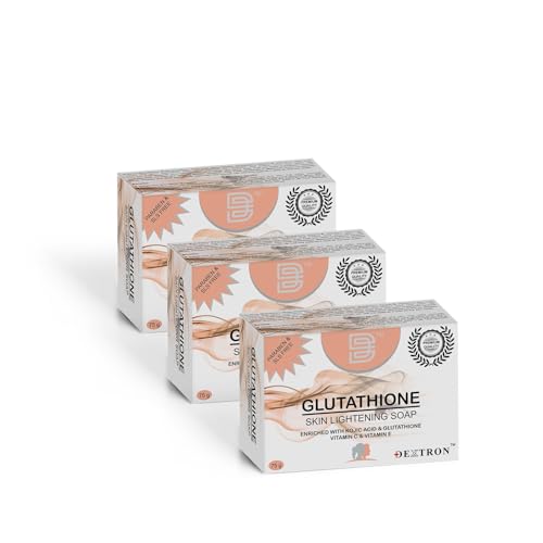 Image of Glutathione Skin Lightening Soap For All Skin Type Skin Whitening Soap For Men & Women (PACK OF 3)