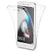 Produktbild NALIA 360 Grad Hülle kompatibel mit Huawei P8 Lite 2017, Full Cover Rundum Doppel-Schutz Handyhülle, Dünnes Ganzkörper Silikon Case, Transparente Schutzhülle Vorne & Hinten Schale, Farbe:Transparent