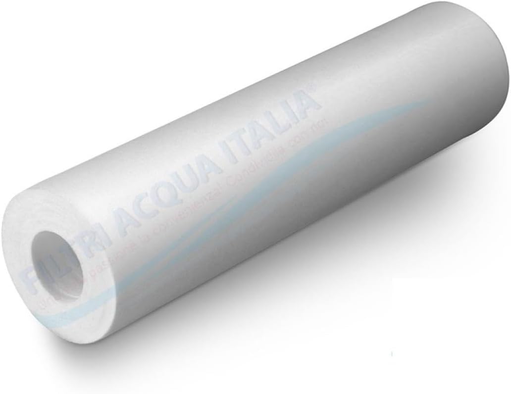CARTUCCIA FILTRO A SEDIMENTI 10 POLLICI MICRON 5 PER OSMOSI INVERSA DEPURATORE ACQUA SET 10 PEZZI