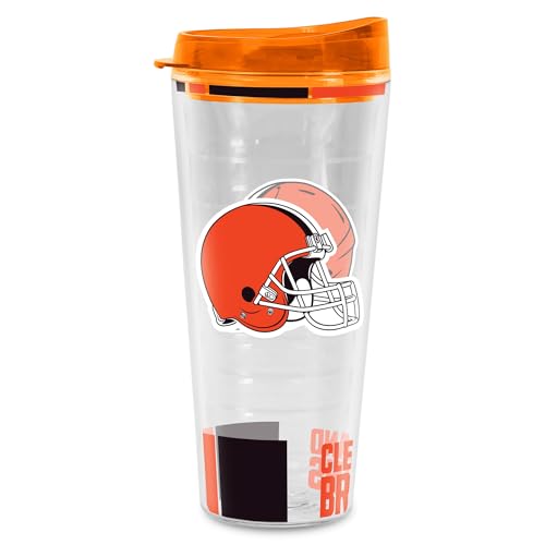 Image of Rico Industries NFL Football Double Wall Classic 16oz Or 20oz Tritan Tumbler W Lid