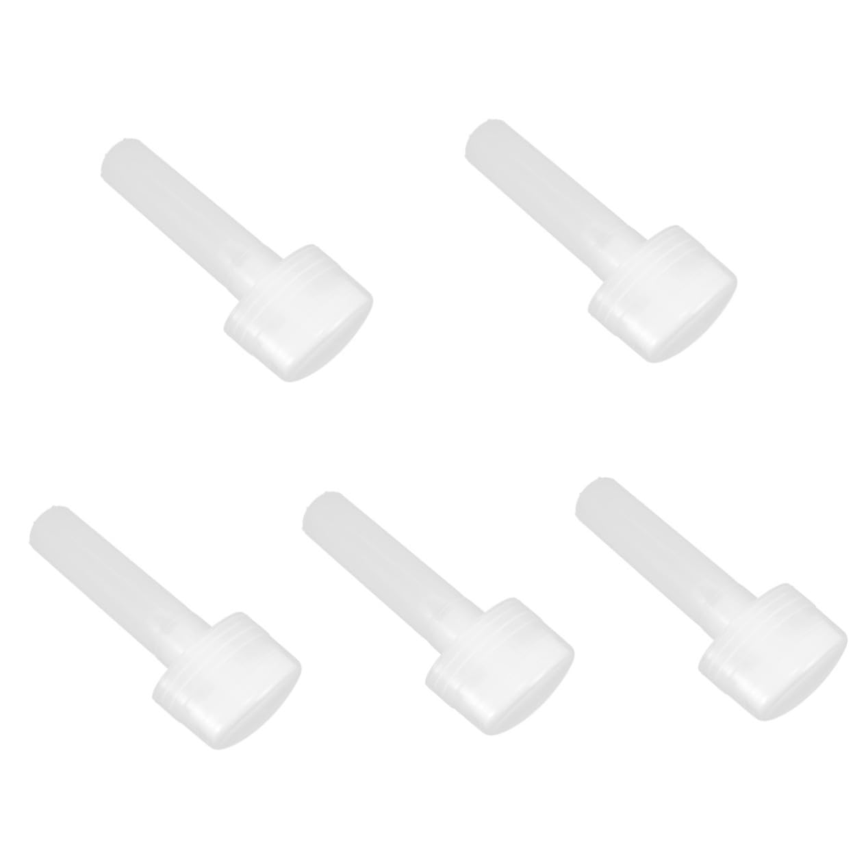 5 Piezas Varillas Transparentes para Rotuladores de de Cabezal para Vibrantes Accesorio Recargable para Bolígrafos de Plástico Resistente y Práctico