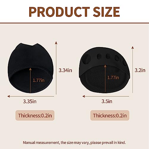 Image of 2 Pairs Metatarsal Pads Ball of Foot Cushions Honeycomb Fabric Forefoot Pads for Women High Heels Shoes Foot Pads Invisible Soft Toe Pads Reusable Sock Cushions Pads for Pain Relief Men