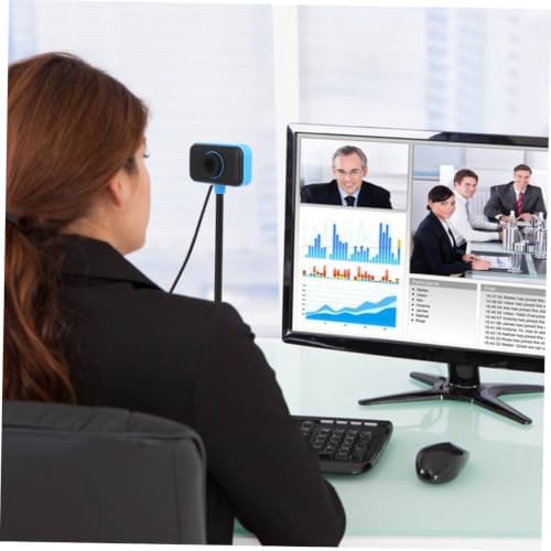 HOODANCOS USB, for Web with 0.3mp Computer Microphone Camera Plug and Play USB Webcam with Easy Angle Adjustment, Plastic Body Laptop Online Meetings and Online Courses - 5