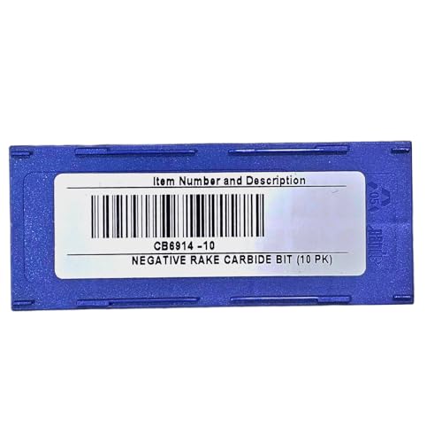 C-HORSE CB6914 Negative‑Rake Carbide Brake Lathe Bits – Fits Ammco 1000/2002/3000 & Hunter BL500/BL505 | 10-Pack Replacement Cutting Tips | Durable Precision Cutting Tips by C-HORSE - Image 2
