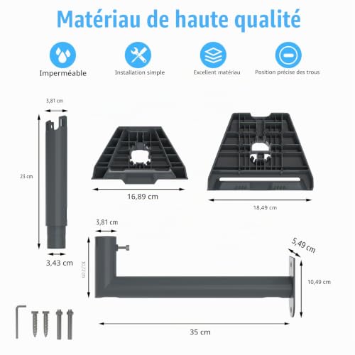 Fixation Starlink V3 V2 Mini robuste en acier avec orientation ajustable de précision