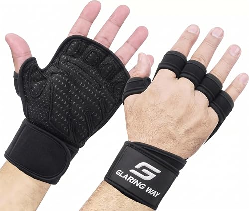 Neoprene Padded Weight Lifting Gloves for Athletes