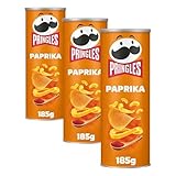 Pringles Paprika 185g (Paquete de 3)