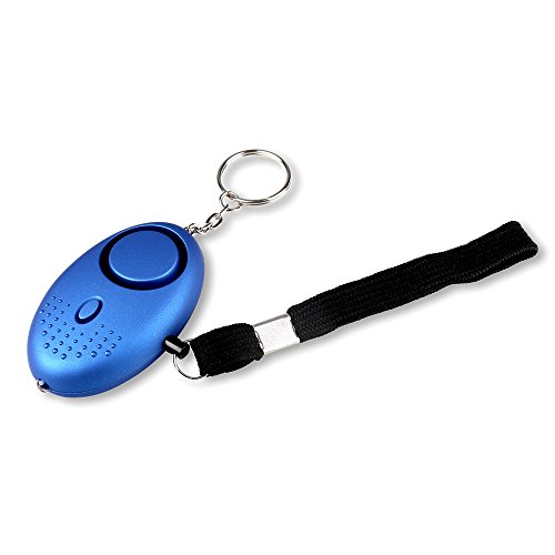 Preisvergleich Produktbild Schramm® Taschenalarm hellblau Panikalarm Selbstschutz 130db Schlüsselanhänger Taschenlampe Taschen Alarm Schlüssel Panik Selbstverteidigung