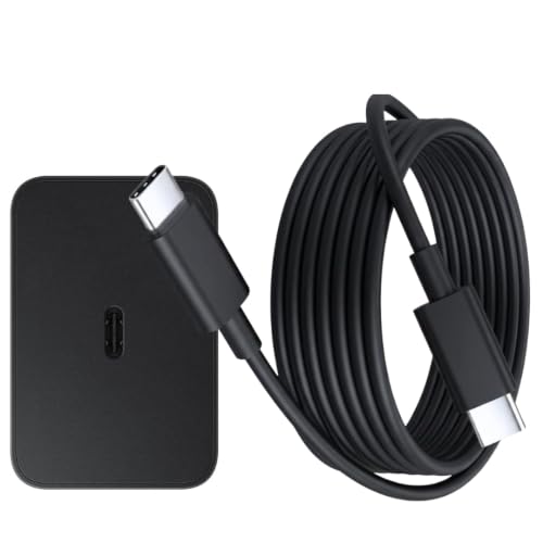 Image of 45W PD USB-C Super Fast Charger with C to C Cable for Galaxy S25 Ultra /Edge /FE, S24 Ultra /Edge /FE, S23, Z Fold 7 /6 /5 /4, Z Flip 7 /6 /5 /4, Galaxy A56 /A36, M55 /M17 /M07 | Original Charging Speed (Black)