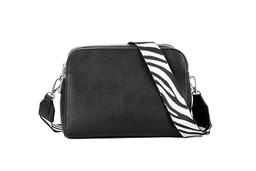 Sac à bandoulière Long & Son noir moyen pour ranger facilement tous ses essentiels