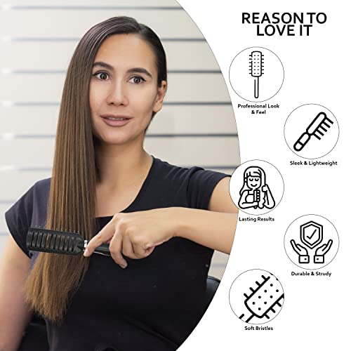 Professional Vented Paddle Hairbrush, Detangle Hair Brush for Women, Men and Kids for Long Thick Curly Dry and Wet Hair Care Brush 23cm - Image 4