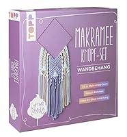 Makramee Knüpf-Set: Wandbehang: Anleitung und Material für einen Makramee-Wandbehang in angesagten Cotton-Candy-Farbtönen