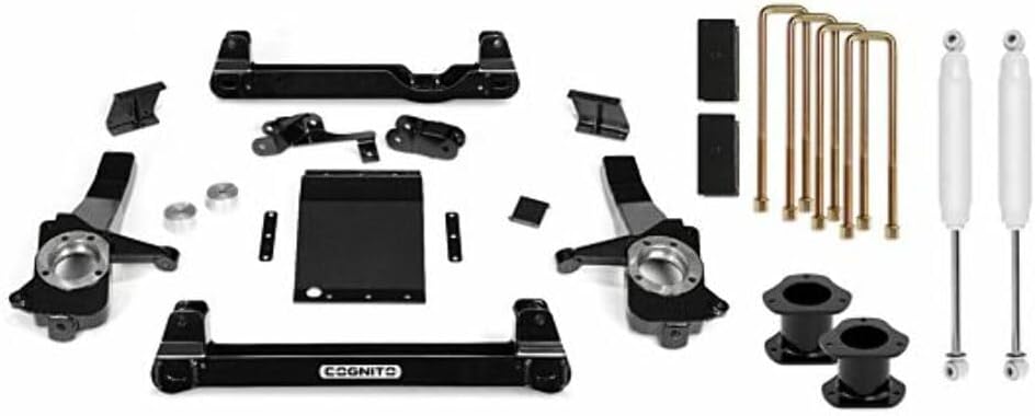 Cognito 110-P0949 4-Inch Standard Lift Kit for 2019-2024 Silverado/Sierra 1500 2WD/4WD