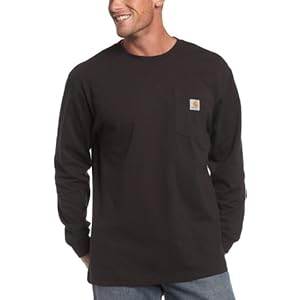 Carhartt Men’s Loose Fit Heavyweight Long Sleeve Pocket T-Shirt