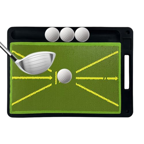 Mat d'entraînement de golf pour pratiquer le swing en intérieur et extérieur