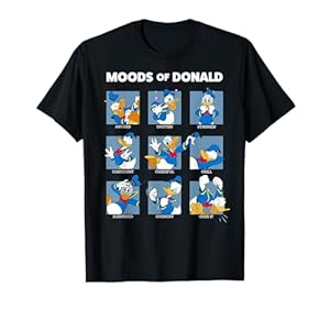 Disney Mickey And Friends Donald Duck Moods Box Up T-Shirt