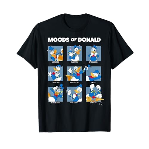 Disney Mickey And Friends Donald Duck Moods Box Up Camiseta