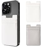 2Pack-Phone-WalletLeather-Phone-Card-Holder-Adhesive-Stick-On-Credit-Card-Pocket-for-Back-of-Phone-Case-iPhone-and-Android-WhiteGrey