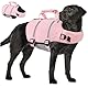 AOFITEE Schwimmweste Hund XL, Verstellbar Rettungswesten für Hunde Hundeschwimmweste Mit Griff, Ripstop Reflektierende Hund Schwimmweste Hohe Flotation Dog Life Jacket für Mittel Groß Hunde
