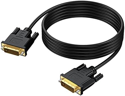DVI To DVI Cable 6FT, QGeeM DVI-D 24 1 Dual Link Male To Male Digital Video Cable Support 2560x1600 Laptop Gaming Dvd Laptop Hdtv Projector - View #10