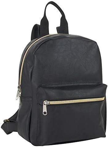 small backpack purse black