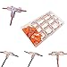 Klemmensatz, CTRICALVER 12pcs T-förmiger Crimpkabelstecker, kompakte Steckklemme, mit Befestigungsschrauben