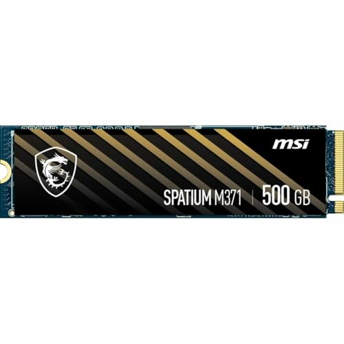 MSI SPATIUM M371 NVME .2 500GB disque SSD 500 Go PCI Express 4.0 3D NAND Neuf - vue 6