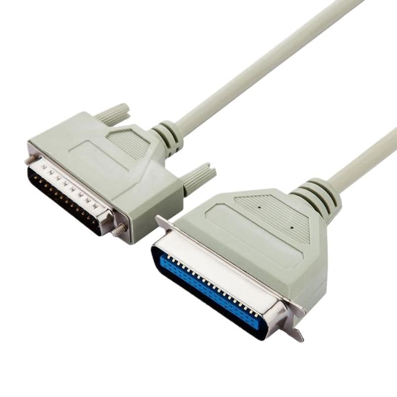 DB25 do CN36 równoległy szeregowy IEEE-1284 kabel do transmisji danych do portu równoległego drukarki/kopiarki/skanera i innego sprzętu (2,8 m)