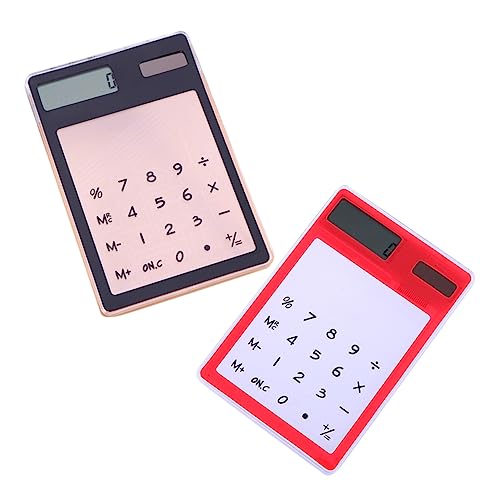ERINGOGO Calculator for School Compact Portable Small Calculator Touch Screen Solar Energy for Boys and Girls Students