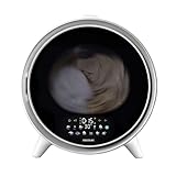 Cecotec Kompakter Ablufttrockner 3kg Bolero DressCode Dry 3600V Dark, 12 Programme, Klasse A, Intelligente Automatische Trocknung, FullColor Display, UV Care Funktion, Dry Shoe Pro, Dunkel