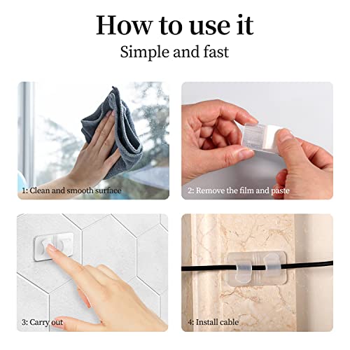 Ispneay Outdoor Light Clips - 24 Pack Clear Hooks For Outdoor String Lights Adhesive Strips Cord Organizer - Uv-Resistant Weatherproof Heavy Duty Patio Fence Balcony Indoor Decorate Light Cable Clips #TOP3