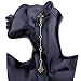 Produktbild iKulilky Damen Vintage Kreuz Ohrstecker Lange Kette Perlen Quaste Star Anhänger Ohrringe Eardrop Ohrstecker Modeschmuck