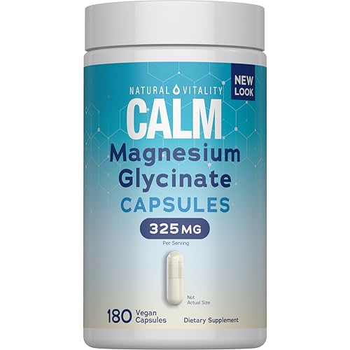 Natural Vitality Calm Magnesium Glycinate Capsules