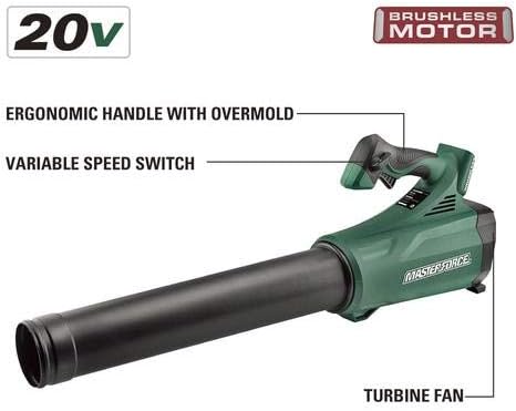 Diagram of Masterforce Leaf Blower components